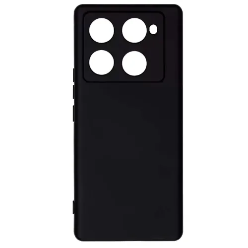 Бампер Infinix Note 40 Pro ZIBELINO Soft Case черный