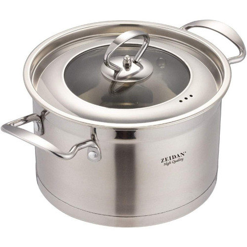 Кастрюля ZEIDAN Z-50348 Silver 7,4л