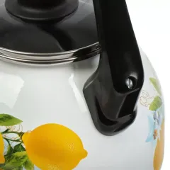 Чайник со свистком Сибирские товары, Лимоны, эмаль, 3 л. (С2717.3)(426271)