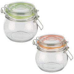 Банка для хранения продуктов MALLONY BRAVO, стекло, 500 мл (007250)