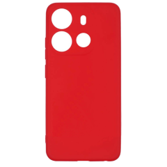 Бампер Tecno Spark Go 2023/Pop 7 Pro ZIBELINO Soft Matte красный защита камеры