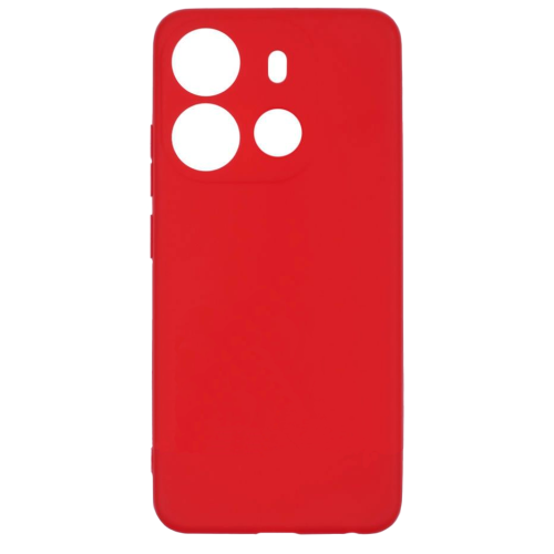 Бампер Tecno Spark Go 2023/Pop 7 Pro ZIBELINO Soft Matte красный защита камеры