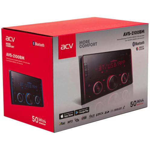 Автомагнитола-FLASH ACV AVS-2100BM 2DIN