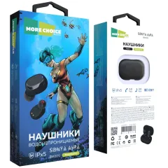 Гарнитура Bluetooth More choice BW10S Black