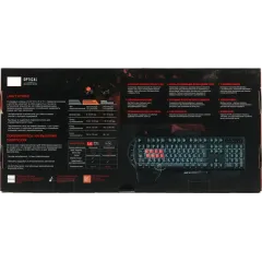 Клавиатура A4Tech Bloody B318 LED черный