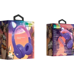 Гарнитура Bluetooth More choice HW24kids фиолетовый