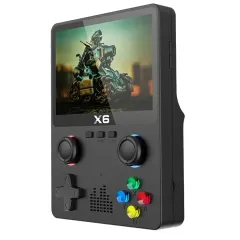 Игровая консоль Game Console X6, портативная, черная