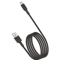 Кабель USB 2.0 A вилка - Type C 1 м  Vixion VX-07c PRO 2.4A черный