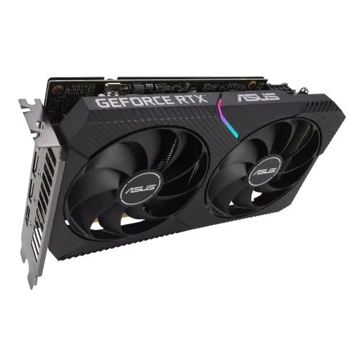 Видеокарта Asus PCI-E 4.0 DUAL-RTX3060-O8G NV RTX3060 8192Mb 128 GDDR6 1837/15000/HDMIx1/DPx3/HDCP R