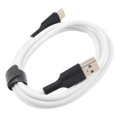 Кабель USB 2.0 A вилка - Type C 1 м  Vixion VX-07c PRO 2.4A белый