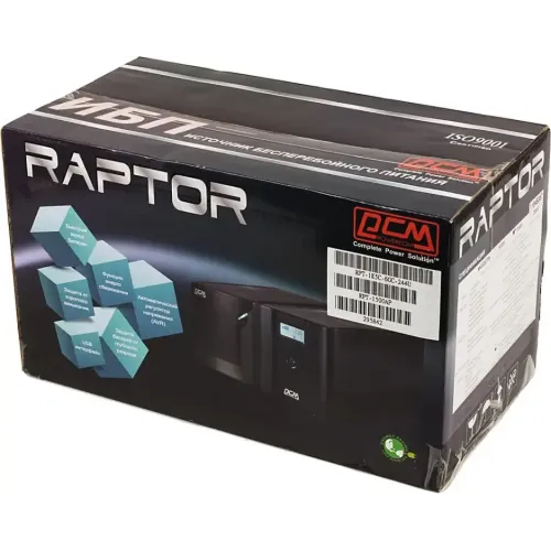 ИБП Powercom RAPTOR RPT-1500AP черный