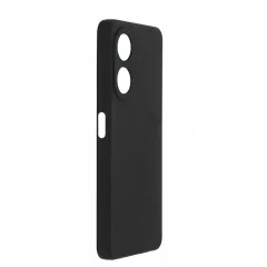 Бампер OPPO A58 4G ZIBELINO Soft Matte черный с микрофиброй
