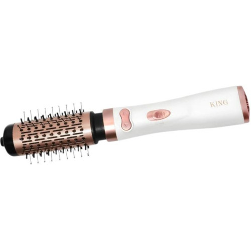 Фен-расческа King Professional KP-6005 золотистый/белый