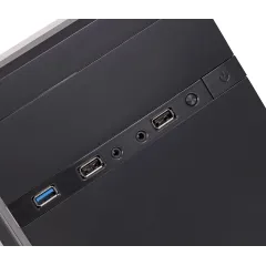 Корпус Aerocool Qs-180 черный w/o PSU mATX 1x80mm 2xUSB2.0 1xUSB3.0 audio