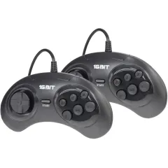 Игровая консоль Retro Genesis Remix 8+16Bit (600 игр, проводные геймпады, RCA)