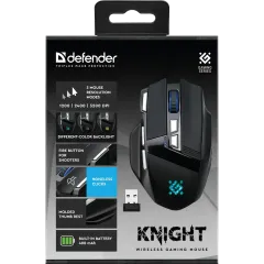 Мышь Defender Knight GM-885 черный (*5)