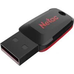 Карта USB2.0 16 GB NETAC U197 NT03U197N-016G-20BK черный/красный