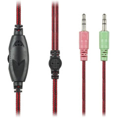 Гарнитура SVEN AP-G857MV черный/красный