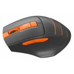 Мышь A4 Fstyler FG30S серый/оранжевый оптическая (2000dpi) беспроводная USB (*7)