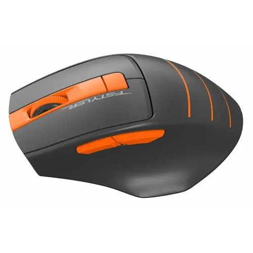 Мышь A4 Fstyler FG30S серый/оранжевый оптическая (2000dpi) беспроводная USB (*7)