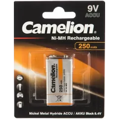 Аккумулятор CAMELION 250mAh 9V крона Ni-Mh BL-1