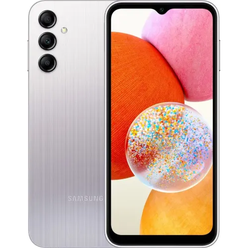 Сотовый телефон Samsung Galaxy A14 SM-A145 64Gb серебристый