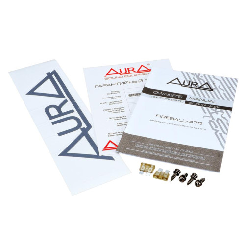 Усилитель авто AURA FIREBALL-475 четырехканальный