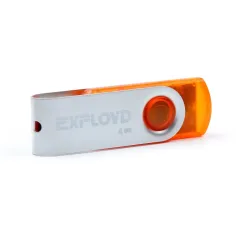 Карта USB2.0 4 GB EXPLOYD 530 оранжевый