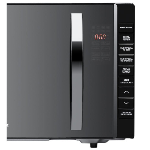 Микроволновая печь BBK 23MWG-850T/B-M, гриль, 23 л., черный/зеркал (Э)