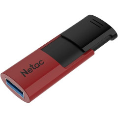 Карта USB3.0 64 GB NETAC NT03U182N-064G-30RE красный/черный