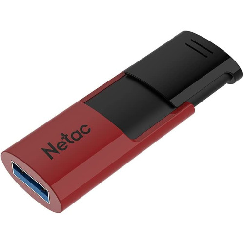Карта USB3.0 64 GB NETAC NT03U182N-064G-30RE красный/черный