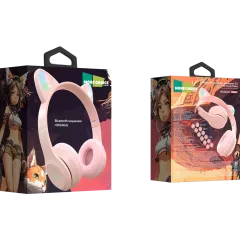 Гарнитура Bluetooth More choice HW24kids розовый