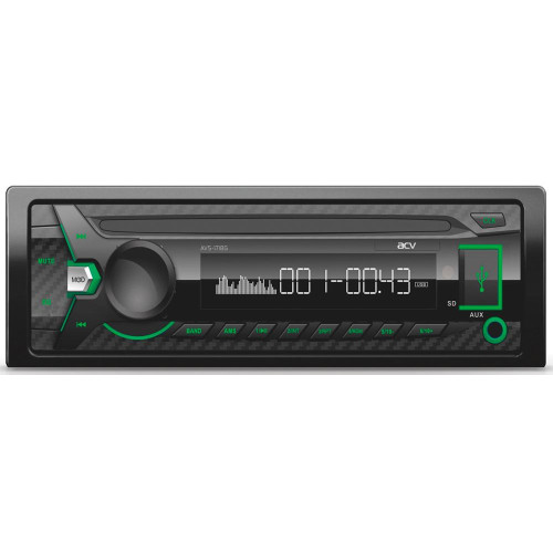Автомагнитола-FLASH ACV AVS-1718G зеленый