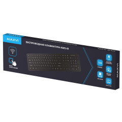 Клавиатура Maxvi KWS-01 Black беспроводная