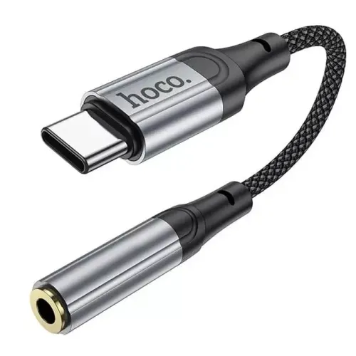Кабель Type-C - AUX Jack 3.5mm HOCO LS36 черный