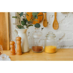 Банка для хранения продуктов Доляна Лада, 900 мл, 11х18,5 см (2603788)