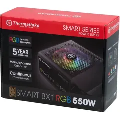 Блок питания Thermaltake 550W Smart BX1 RGB 80+ bronze APFC LED 