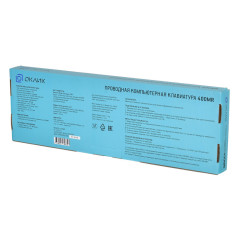 Клавиатура Oklick 400MR черный