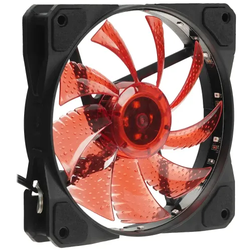Кулер корпус 120x120x25 Digma DFAN-LED-RED 3-pin 4-pin (Molex) 23dB 115gr Ret
