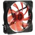 Кулер корпус 120x120x25 Digma DFAN-LED-RED 3-pin 4-pin (Molex) 23dB 115gr Ret