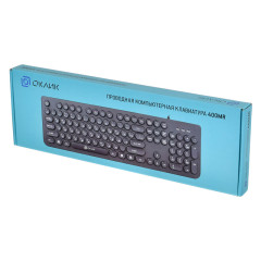 Клавиатура Oklick 400MR черный
