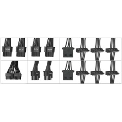 Блок питания Bloody 700W BD-PS700W LED ATX 80 PLUS WHITE (20+4pin) APFC 120mm fan 6xSATA RTL