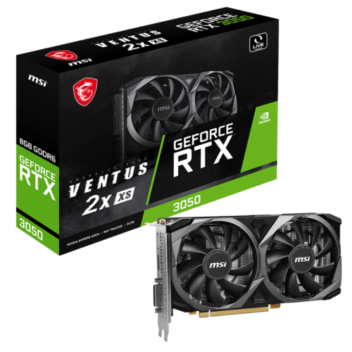Видеокарта MSI RTX 3050 8G VENTUS 2X XS PCI-E 4.0