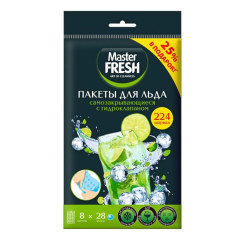 Пакет для льда Master Fresh, самозакрывающиеся, 224 шарика (401935)