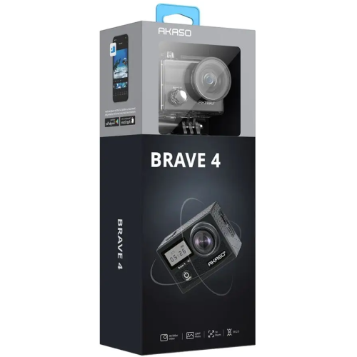 Экшн-камера AKASO BRAVE 4. Цвет: черный.