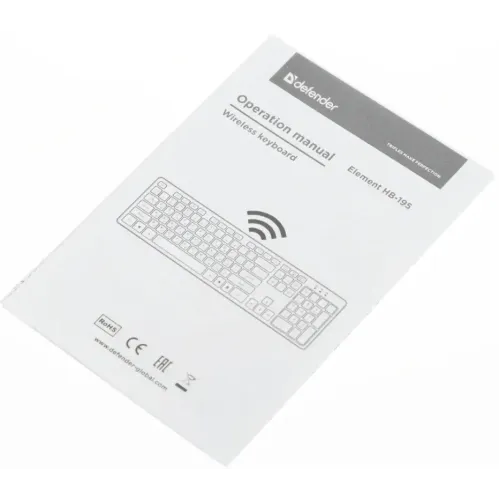 Клавиатура Defender Element HB-195 черный (*7)