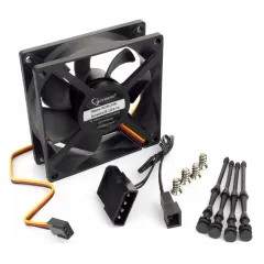 Кулер корпус 80x80x25 Gembird S8025H-3P4M 3 pin/4pin Molex