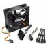 Кулер корпус 80x80x25 Gembird S8025H-3P4M 3 pin/4pin Molex