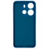 Бампер Tecno Spark Go 2023/Pop 7 Pro ZIBELINO Soft Matte синий с микрофиброй