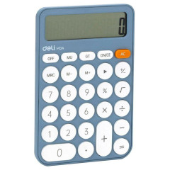 Калькулятор Deli EM124BLUE синий 12-разр.